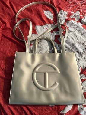 Telfar Medium Shopping Bag Gold